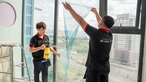 Thi công phim cách nhiệt nhà kính thực tế