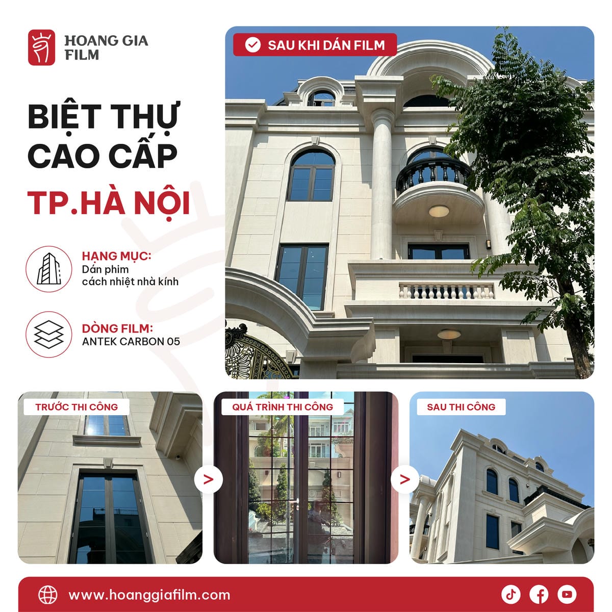 Công trình tiêu biểu phim cách nhiệt nhà kính 7