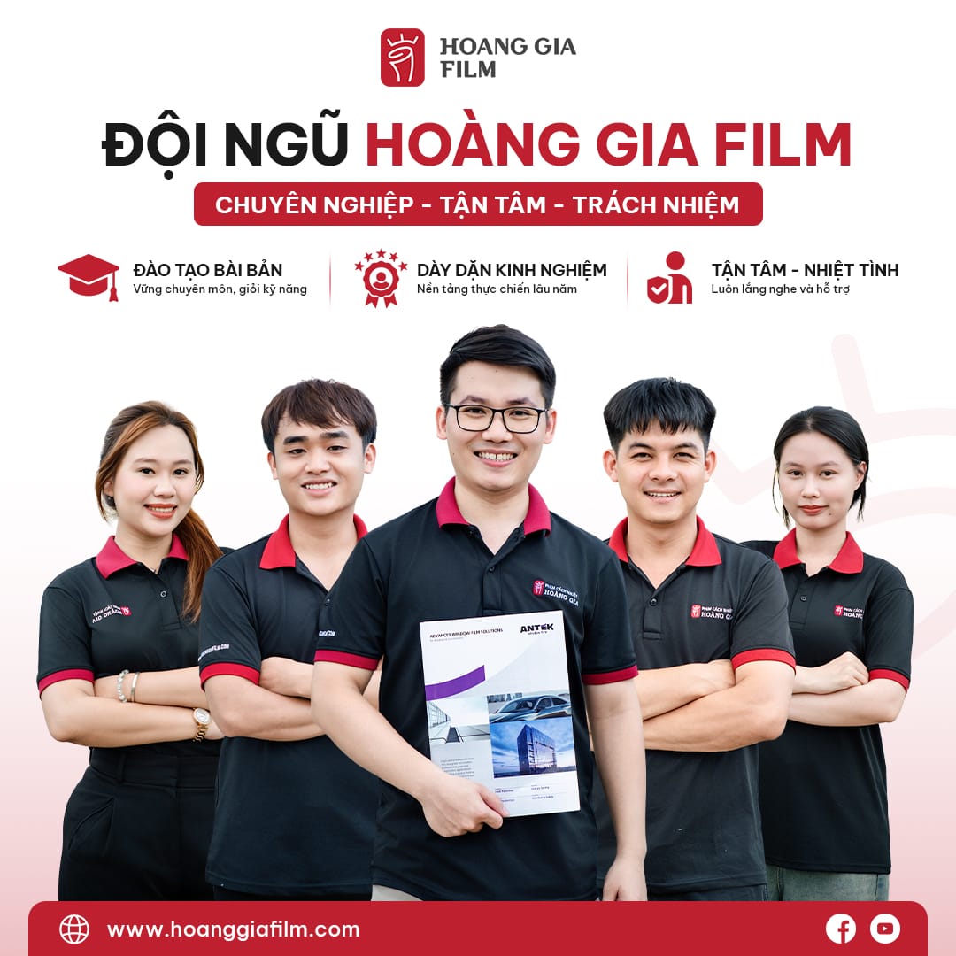 Hoàng Gia Film tư vấn và thi công phim cách nhiệt theo nhu cầu thực tế của từng công trình.